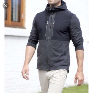 Lululemon Men's Navy Blue Dispatch Full Zip Hoodie Jacket Size M